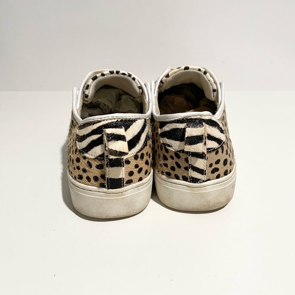 Ann Taylor Women's Leopard Print Sneakers Natalia Spotted Haircalf - Picture 8 of 11